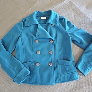 Cato Women's Teal Peacoat